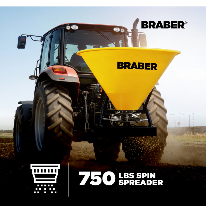 3-Point PTO Spin Spreader 800 lb – BE-PFS400G-zoom-