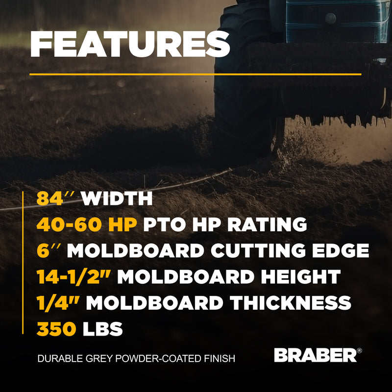 Heavy-Duty 3-Point Rear Blade 7' 40/60 HP – BE-RB207HDN-zoom-