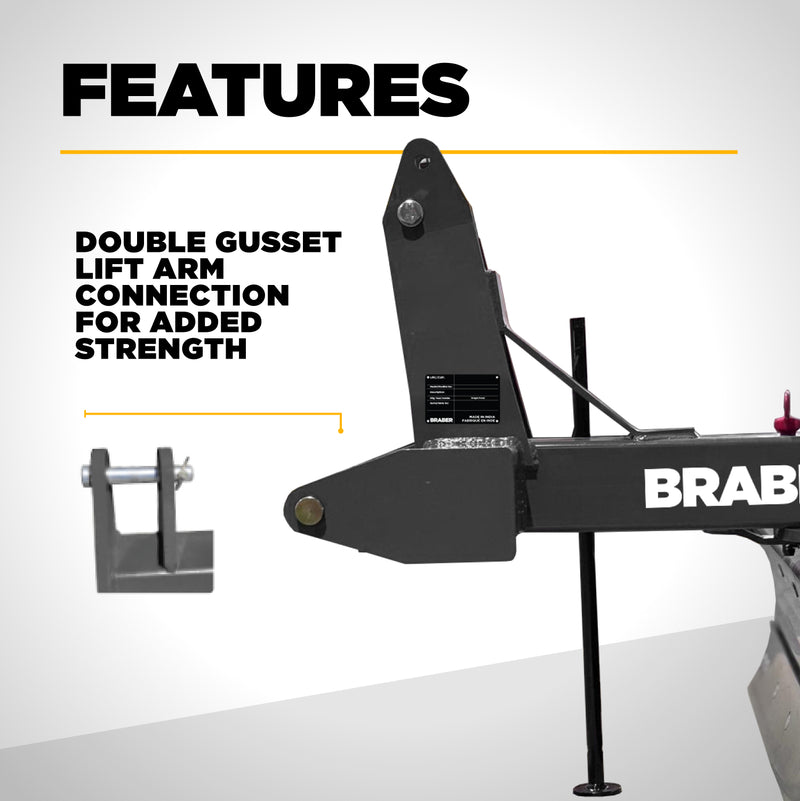 Heavy-Duty 3-Point Rear Blade 7' 40/60 HP – BE-RB207HDN-zoom-