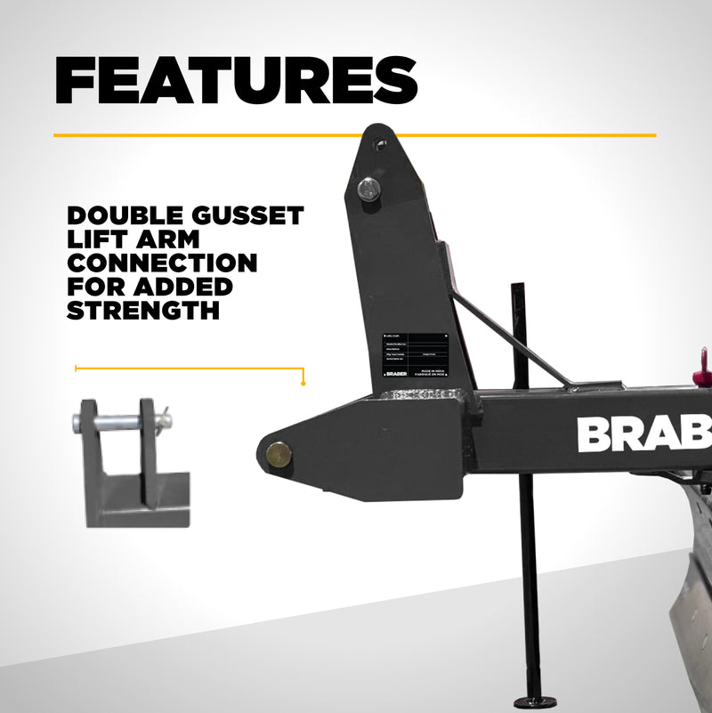 Heavy-Duty 3-Point Rear Blade 8' 40/60 HP – BE-RB208HDN-zoom-