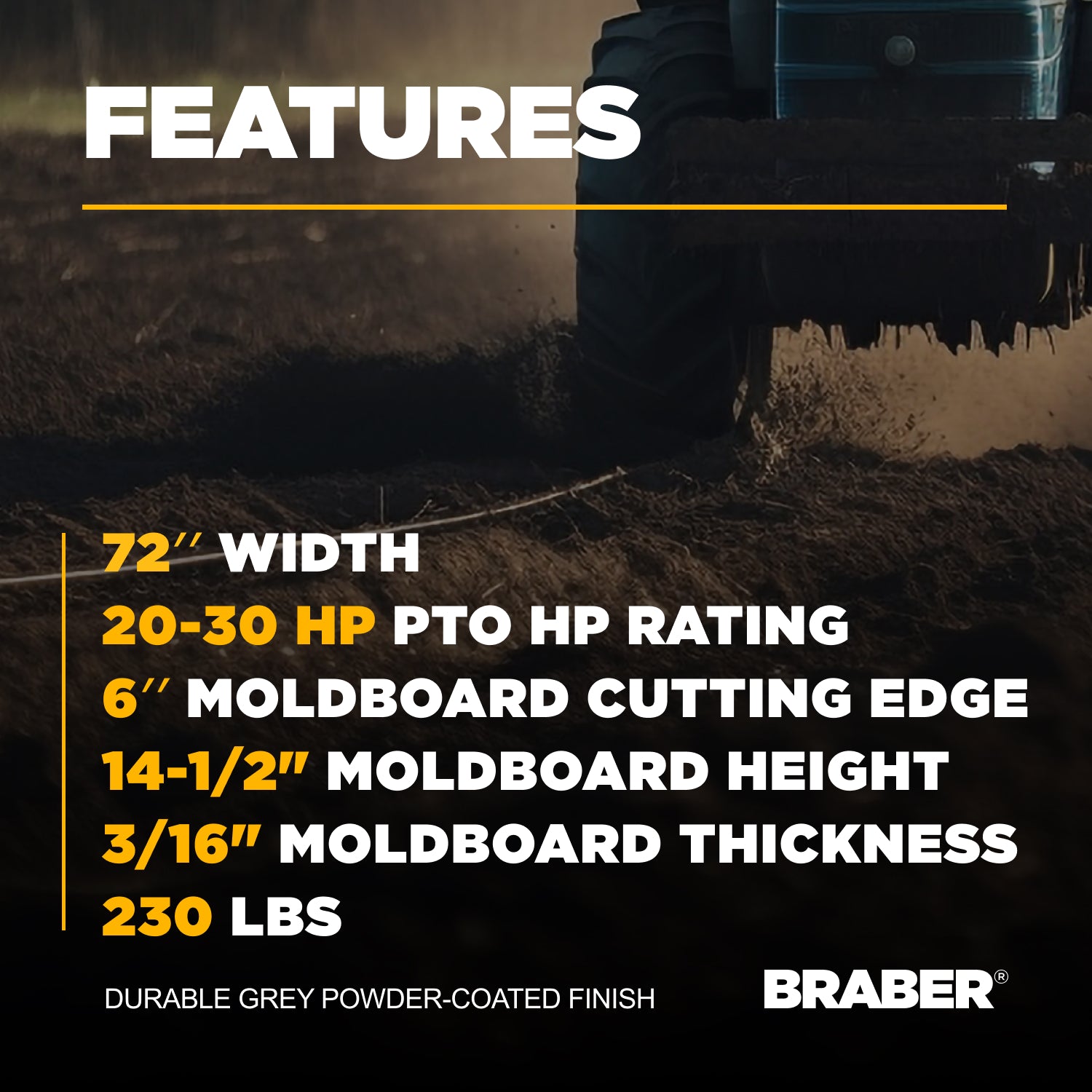 3-Point Rear Blade 72" 20/30 HP – BE-RBR6N-zoom-4