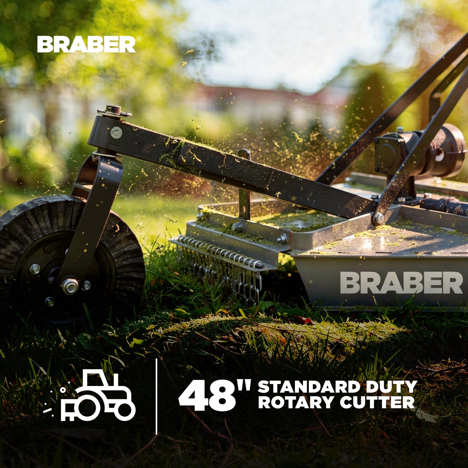 3-Point PTO Rotary Cutter 4' up to 50 HP – BE-RC400G