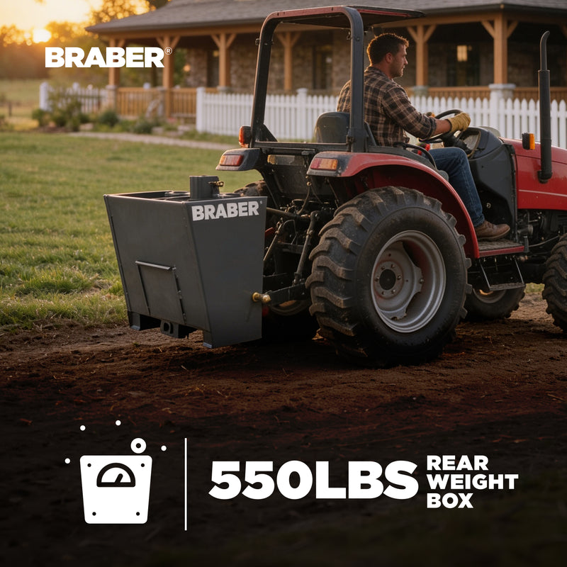 3-Point Rear Weight Box CAT 1 575 lb – BE-RWB1-zoom-