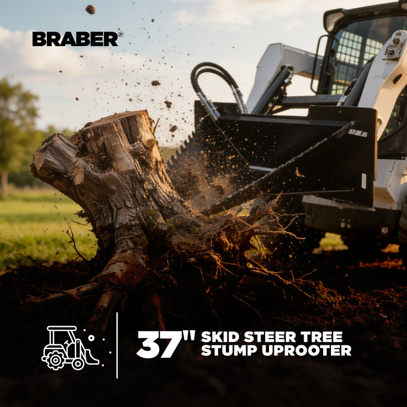 Skid Steer Stump Uprooter 37" – BE-SSTS37-zoom-