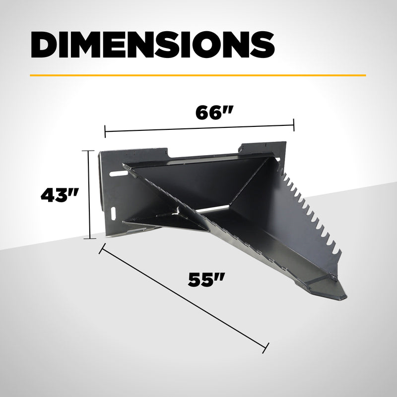 Skid Steer Stump Uprooter 37" – BE-SSTS37-zoom-