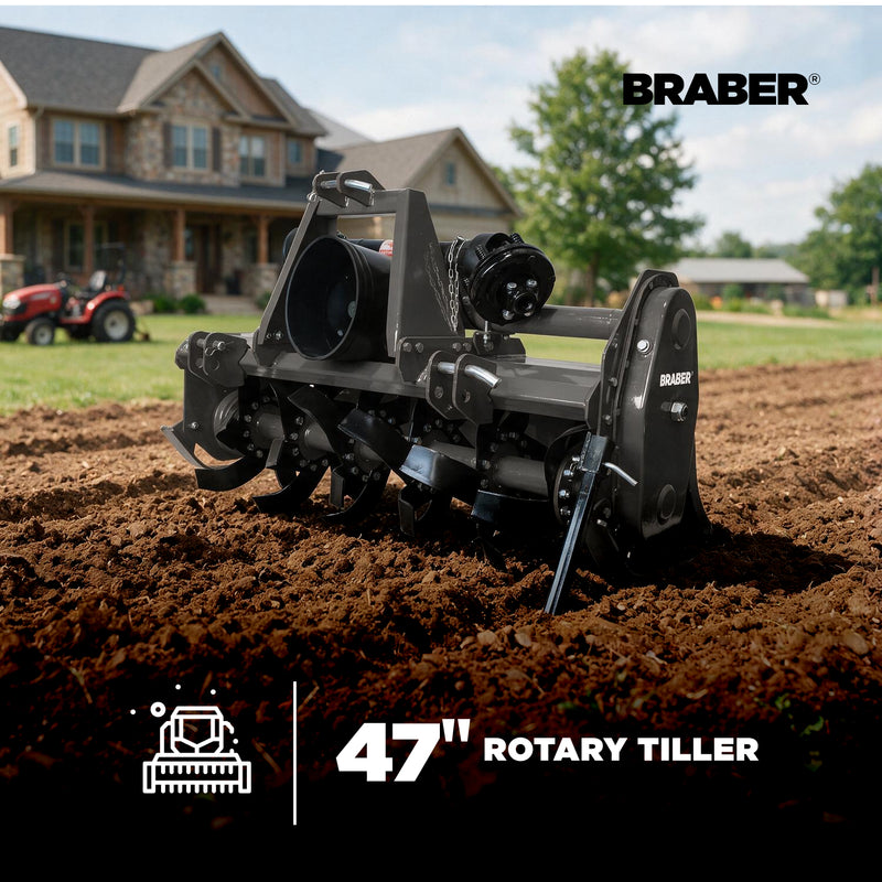 3-Point PTO Rotary Tiller 47" 20/50 HP – BE-TS120-zoom-