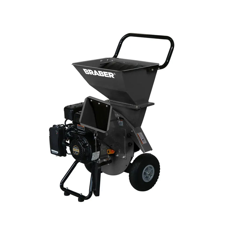 2-in-1 Flywheel Wood Chipper Shredder 3" Capacity 212cc – BE-WCGF3R7-zoom-