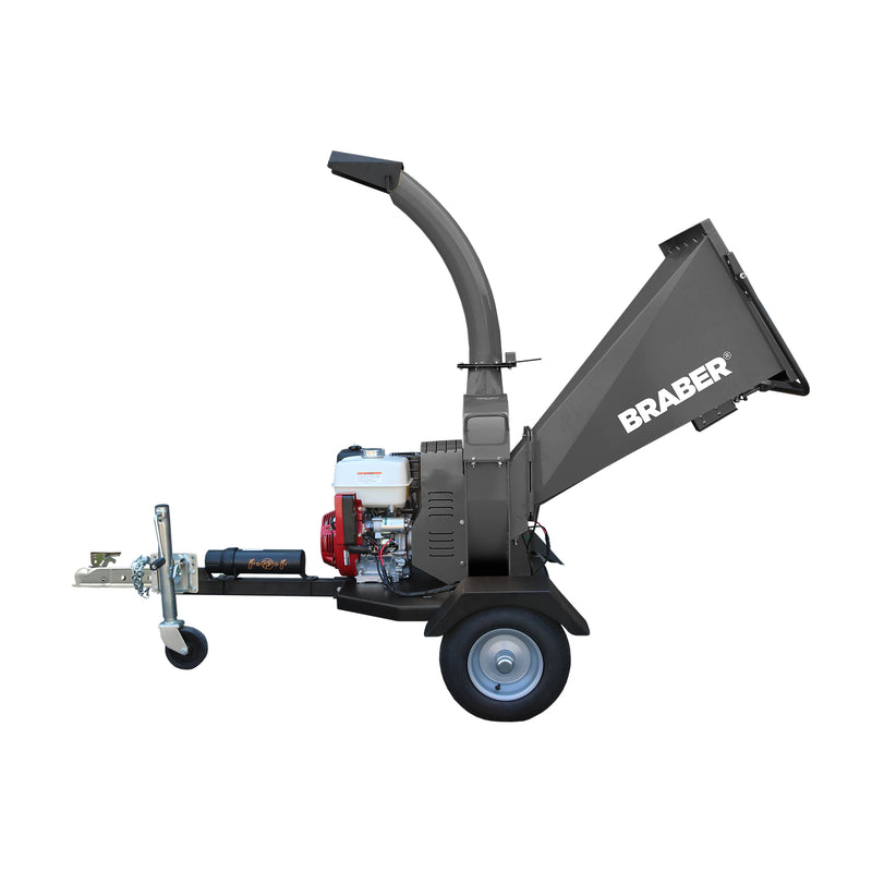 Flywheel Wood Chipper Shredder 4" Capacity Honda GX390 – BE-WCGF4H13-zoom-