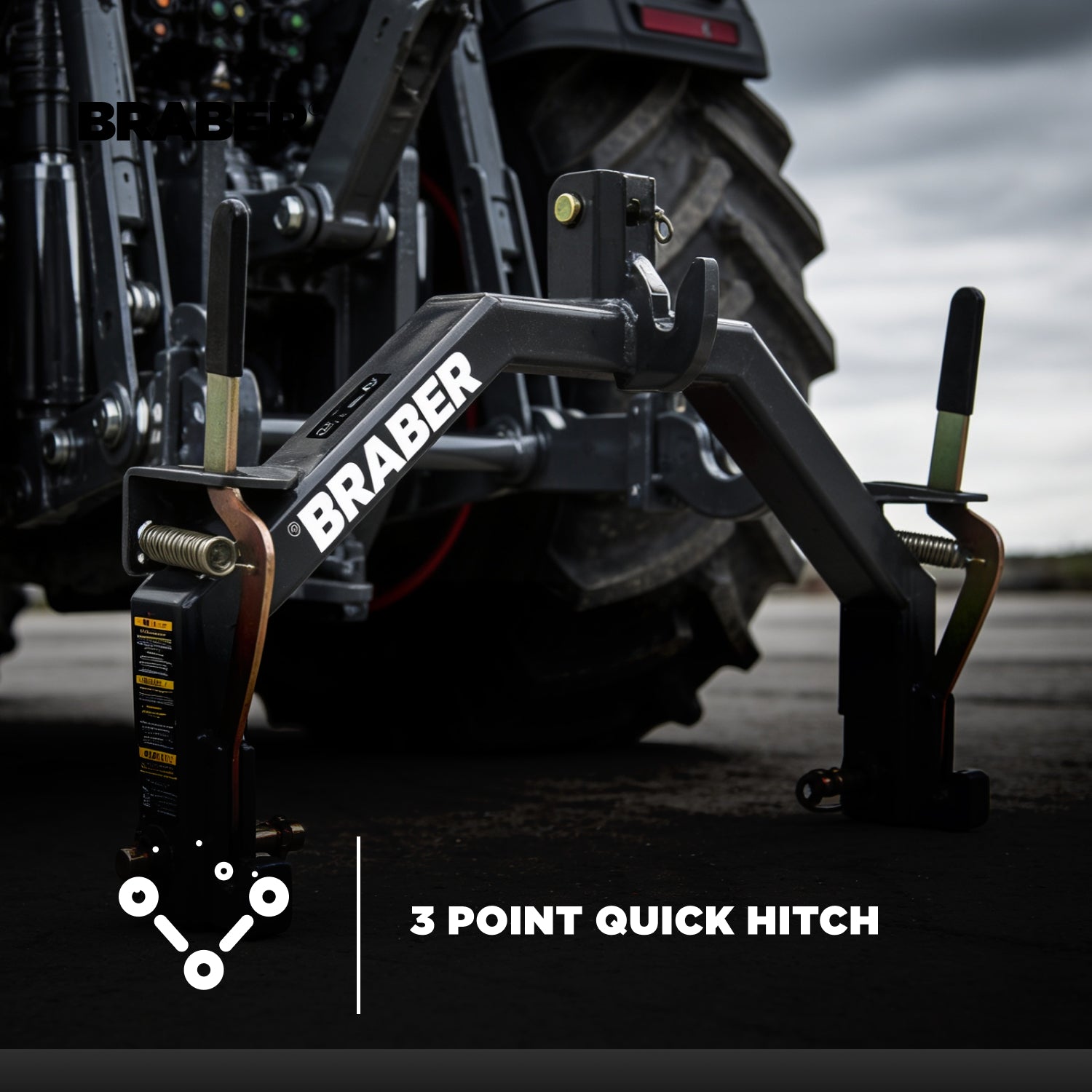 5-Point Quick Hitch CAT 2 up to 100 HP – QH2N