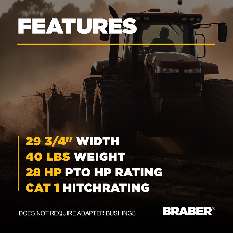 3-Point Quick Hitch CAT 1 Sub-Compact up to 28 HP – QH1SC-zoom-