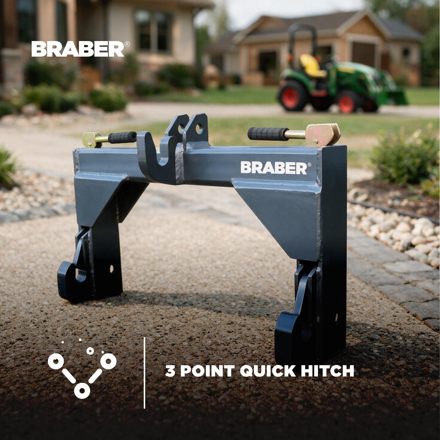 3-Point Quick Hitch CAT 2 up to 100 HP – QH2N