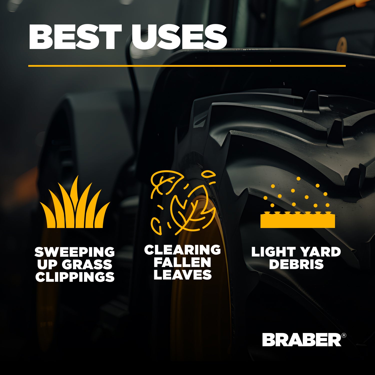 Tow-Behind Lawn Sweeper 42" – SW42T-4