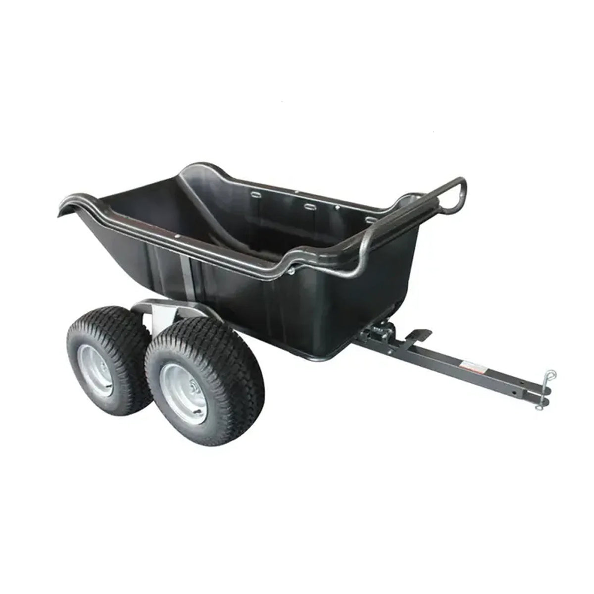 Tow-Behind Poly Dump Cart 1200 lb 4-Wheel – TCP12004W-zoom-1