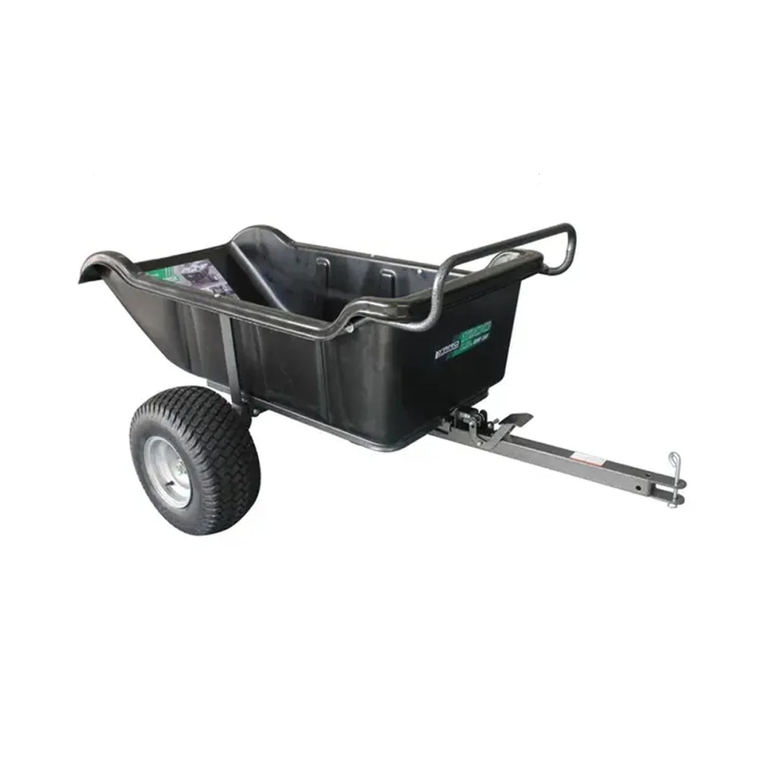 Tow-Behind Poly Dump Cart 1200 lb 2-Wheel – TCP1200-1