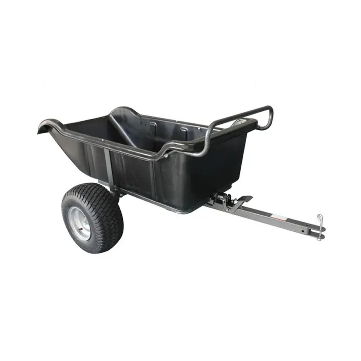 Tow-Behind Poly Dump Cart 1200 lb 2-Wheel – TCP1200-zoom-1