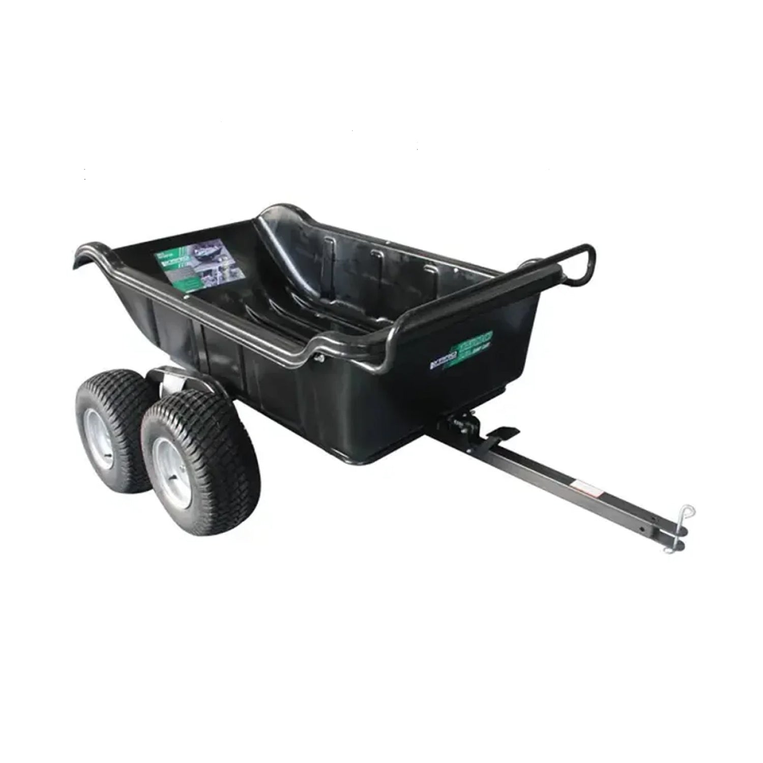 Tow-Behind Poly Dump Cart 1500 lb 4-Wheel – TCP15004W