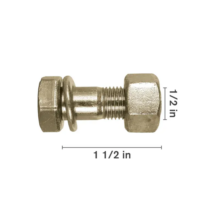 1/2" X 1.5" Tiller Bolt Assembly-zoom-