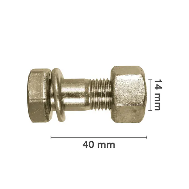 14mm X 40mm Tiller Bolt Assembly-zoom-