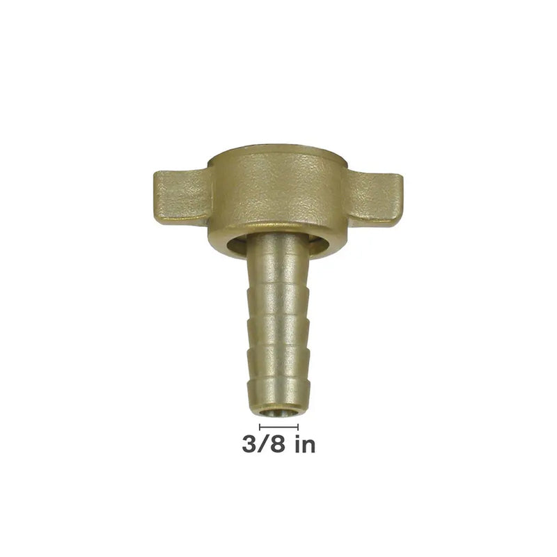 1/2" FBSP x 3/8" Barb Brass Hose Fitting-zoom-