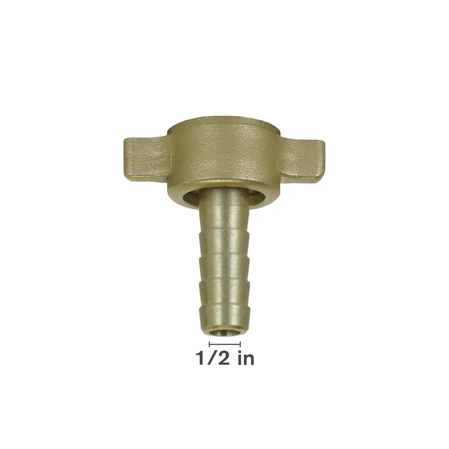 1/2" FBSP x 1/2" Barb Brass Hose Fitting-zoom-1