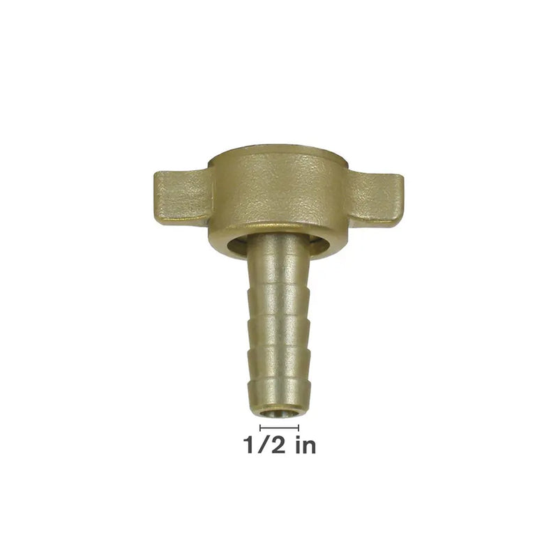 1/2" FBSP x 1/2" Barb Brass Hose Fitting-zoom-