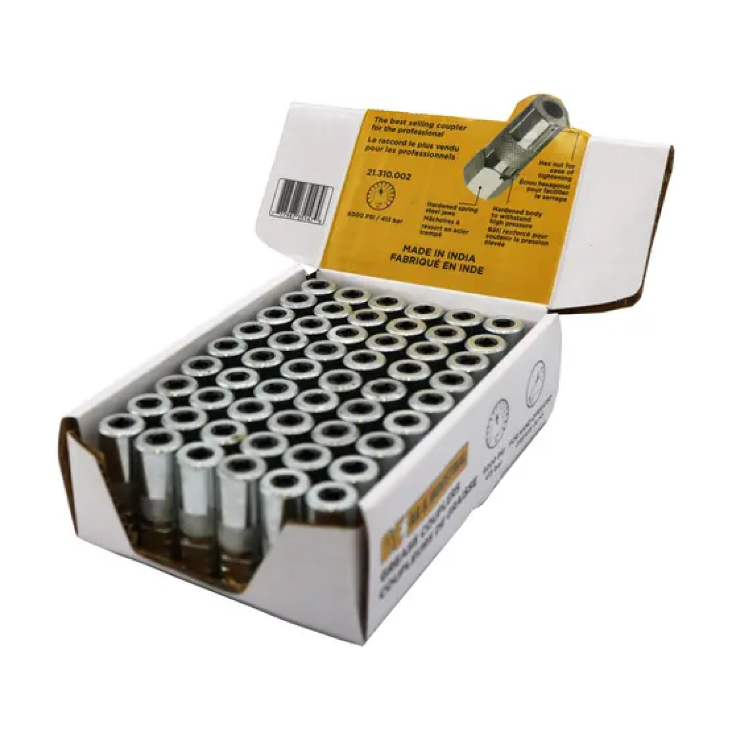 54-Piece 1/8" FNPT Grease Gun Couplers