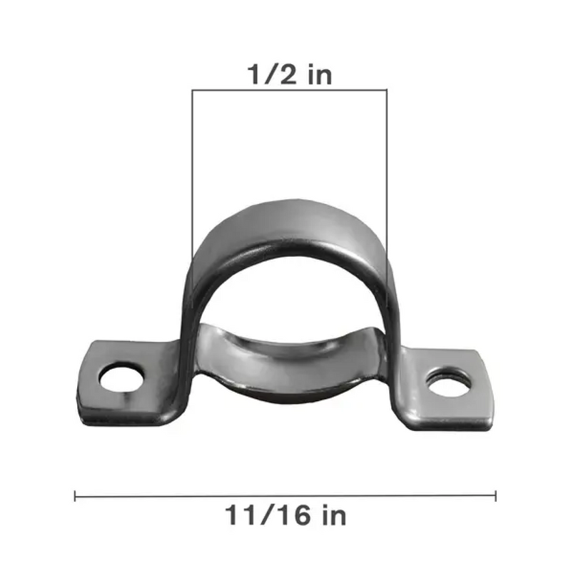 Steel Pillow Block Flange, 1/2" - 11/16"-zoom-