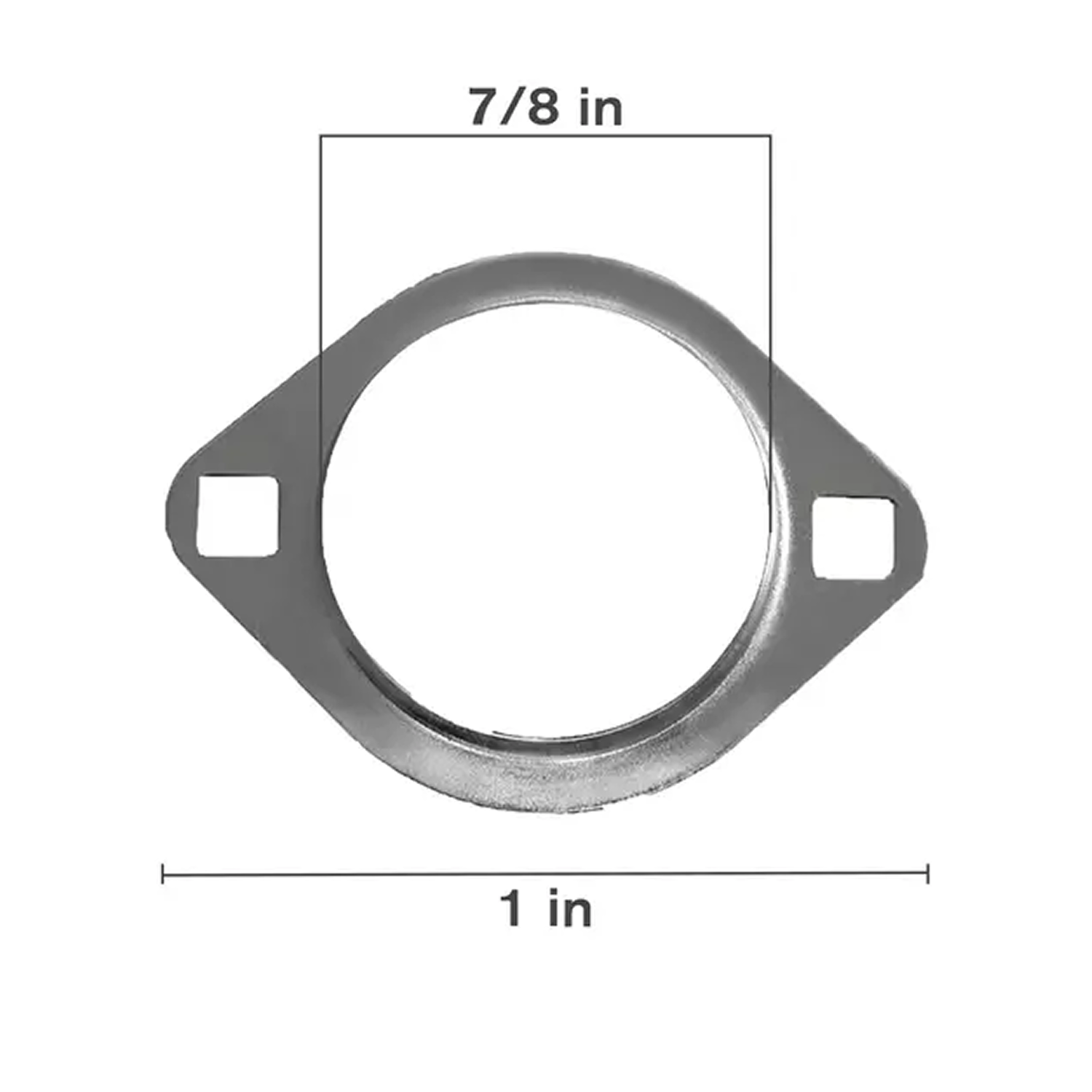 Steel 2 Bolt Flange, 7/8" - 1"-1