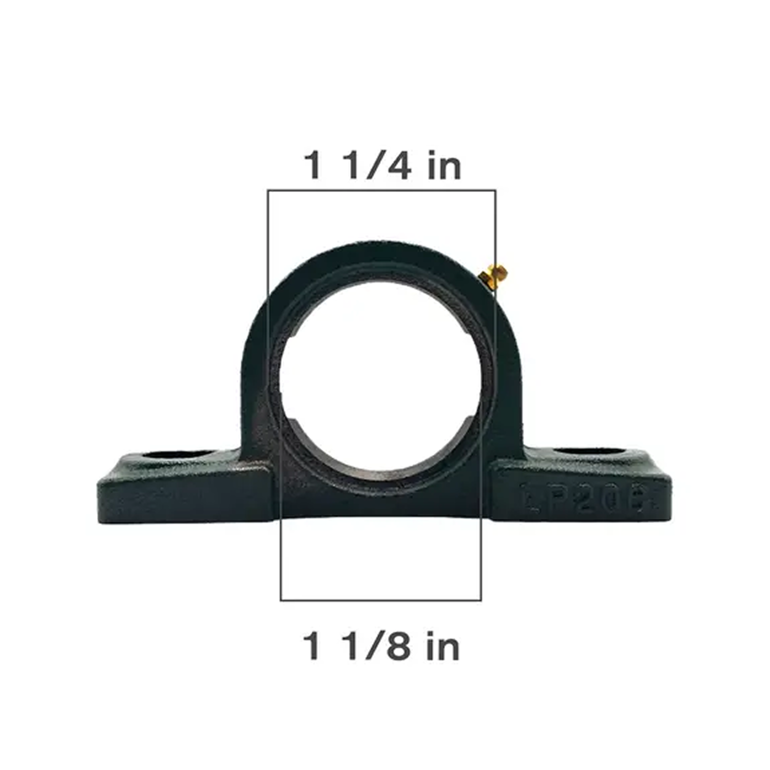Low Profile Pillow Block Housing, 1-1/8" - 1-1/4"-zoom-1