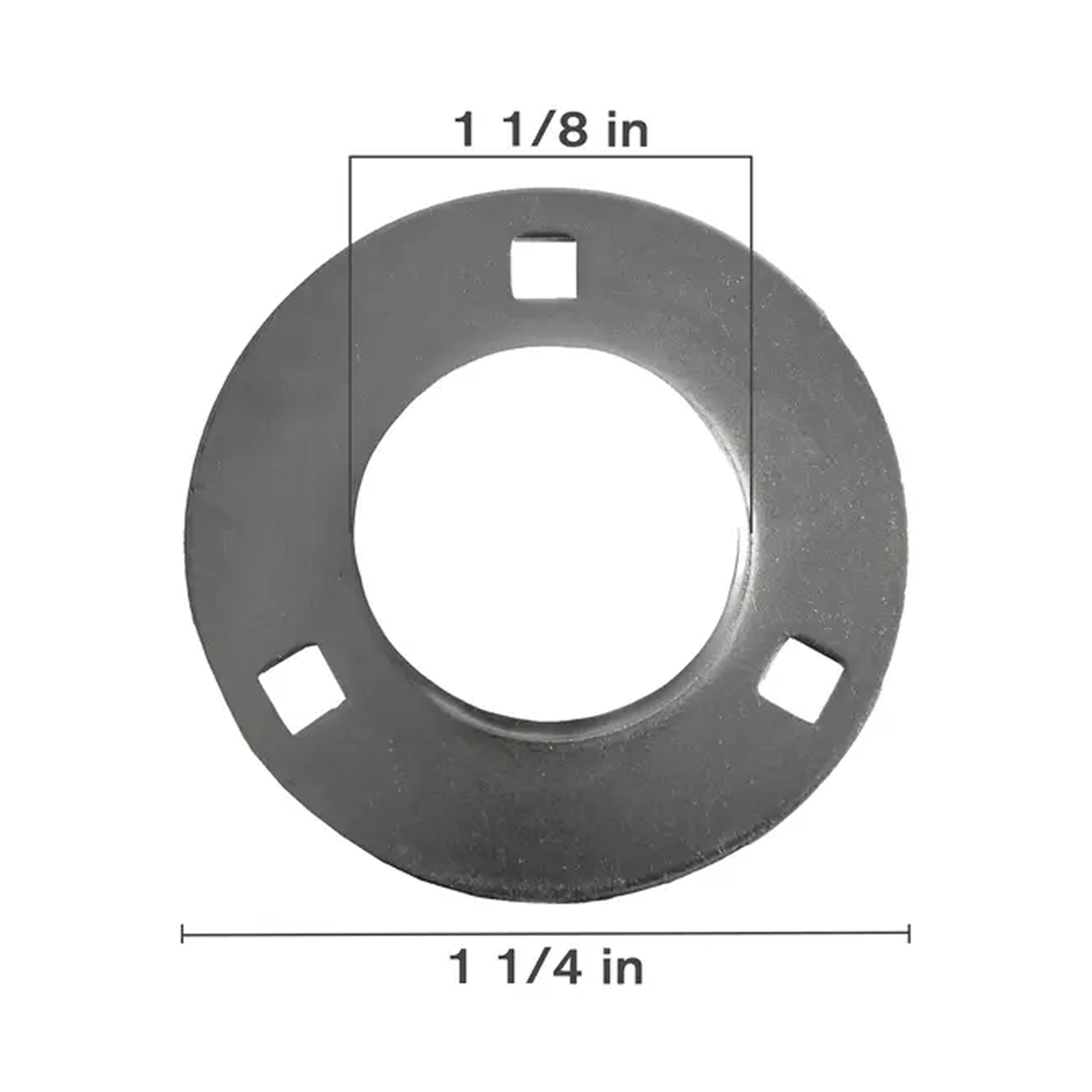 Stamped Steel 3 Bolt Flange