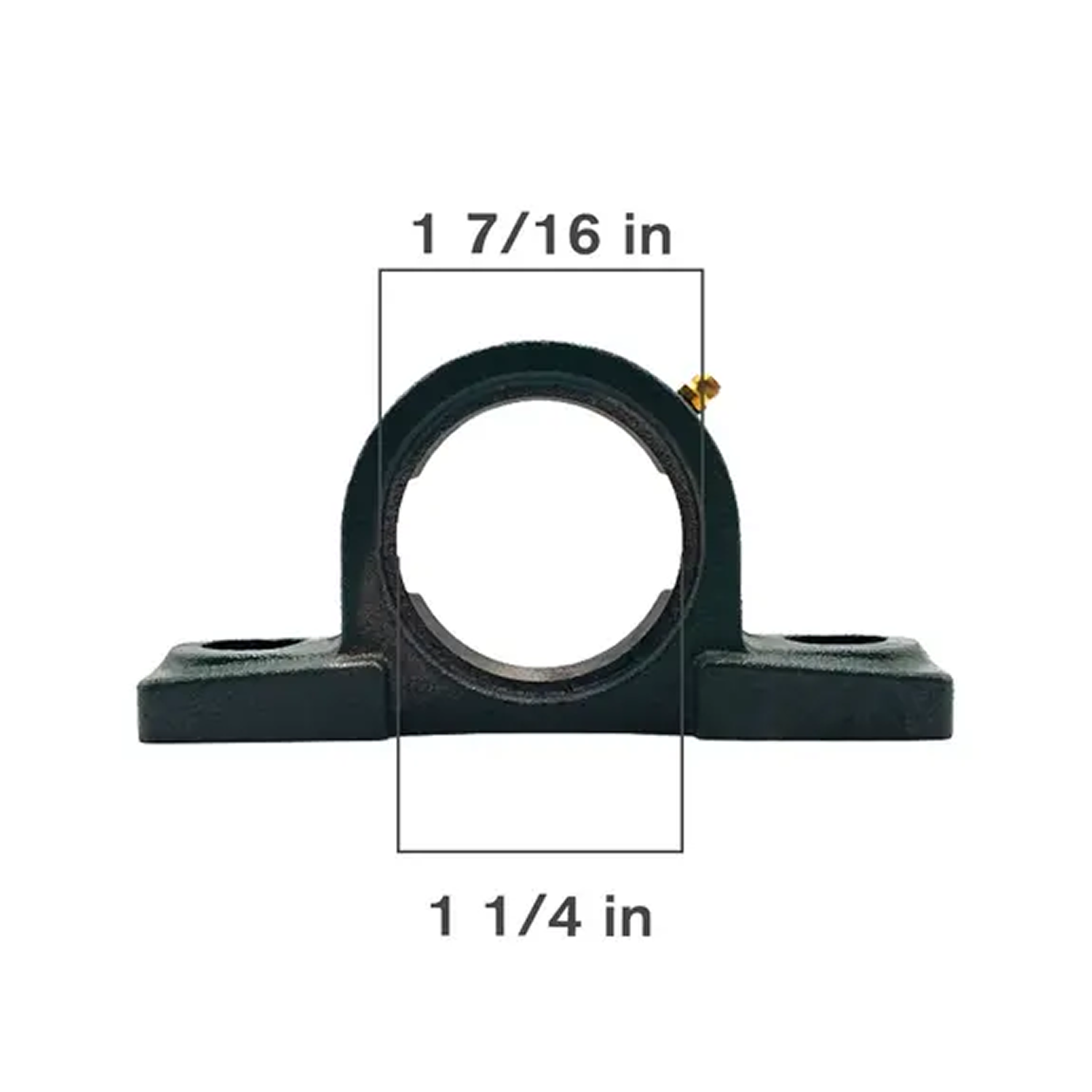 Low Profile Pillow Block Housing, 1-1/4" - 1-7/16"