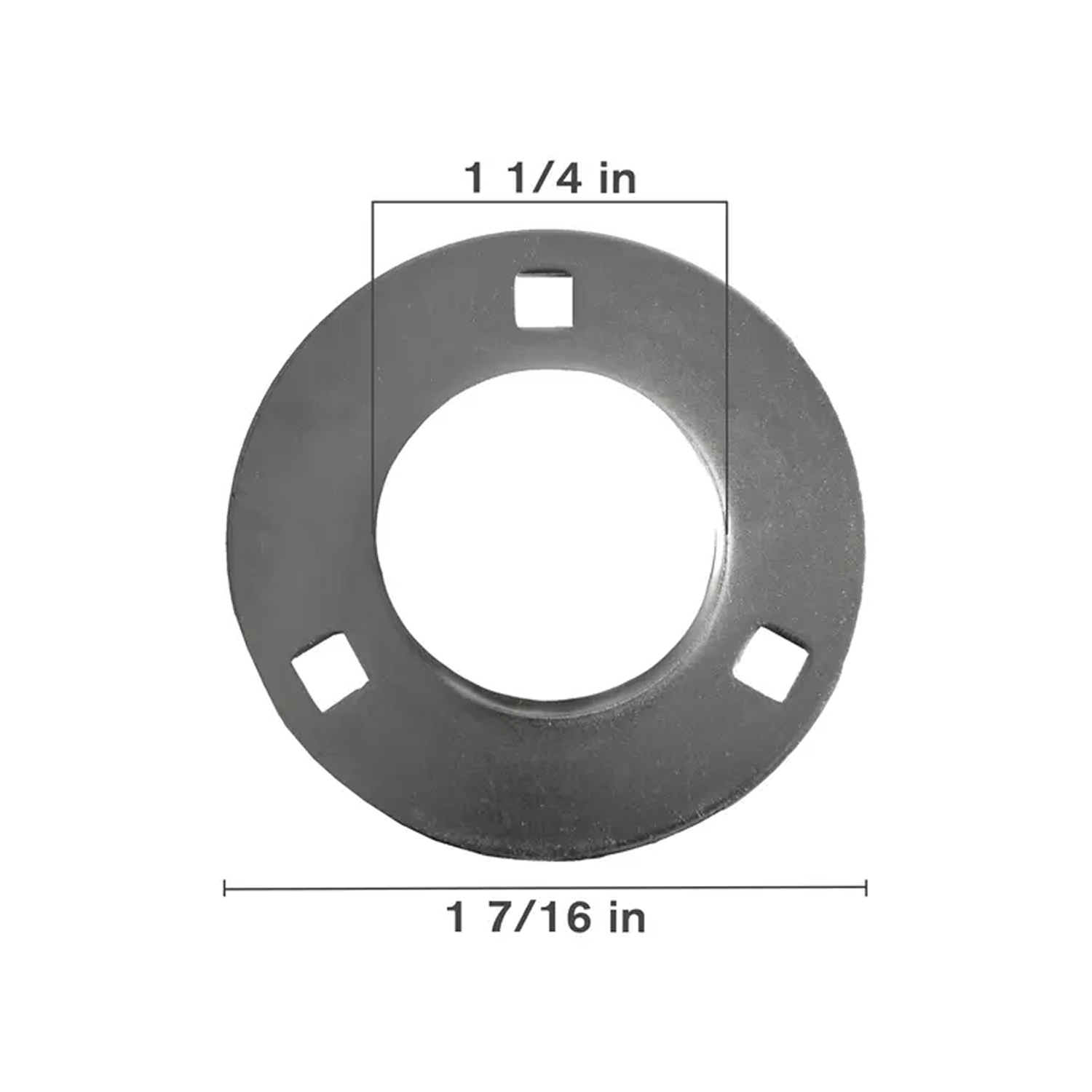 Stamped Steel 3 Bolt Flange-1