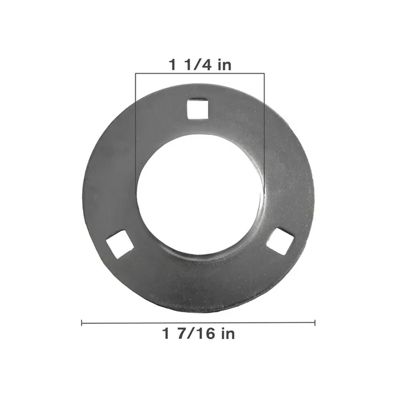Stamped Steel 3 Bolt Flange-zoom-