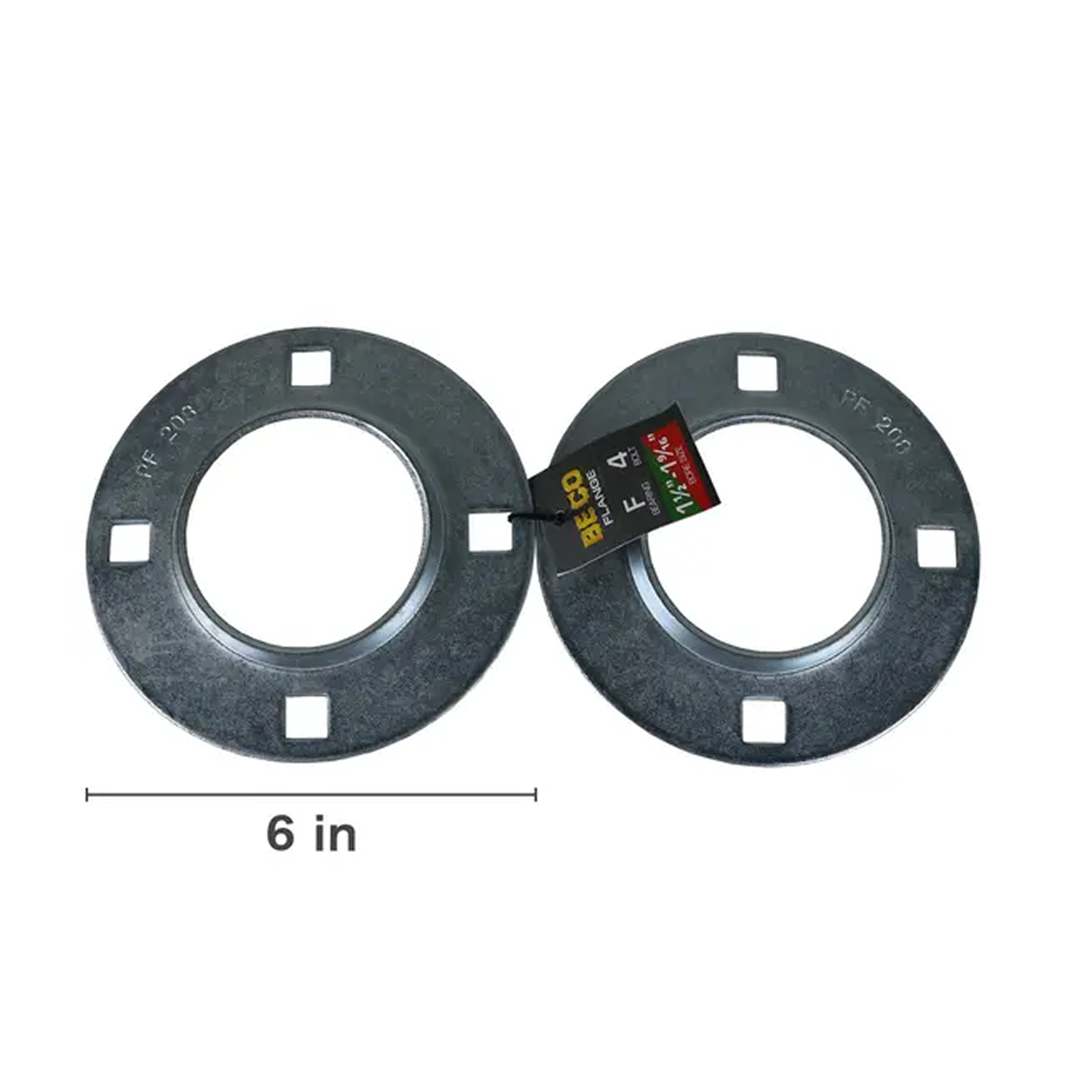 Stamped Steel 4 Bolt Flange-zoom-1
