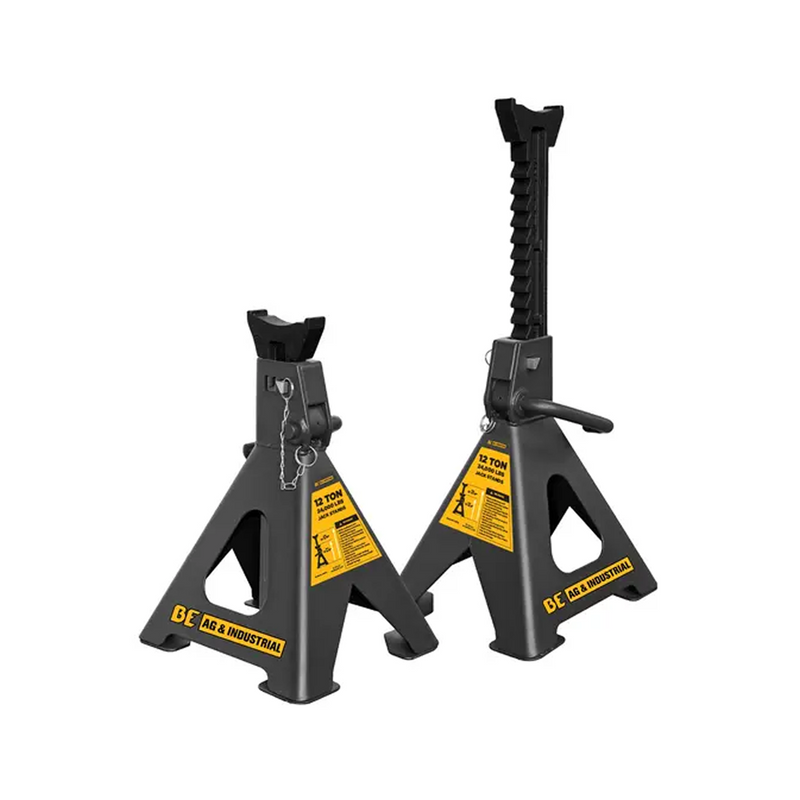 12 Ton Jack Stands, Set of 2-zoom-