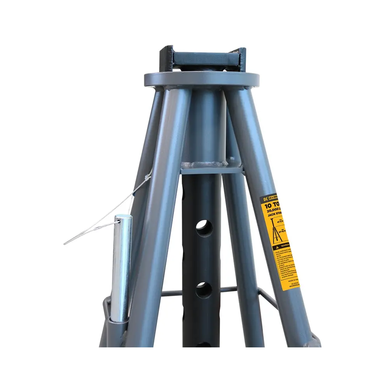 10 Ton Tall Pin Style Jack Stands, Set of 2-zoom-5
