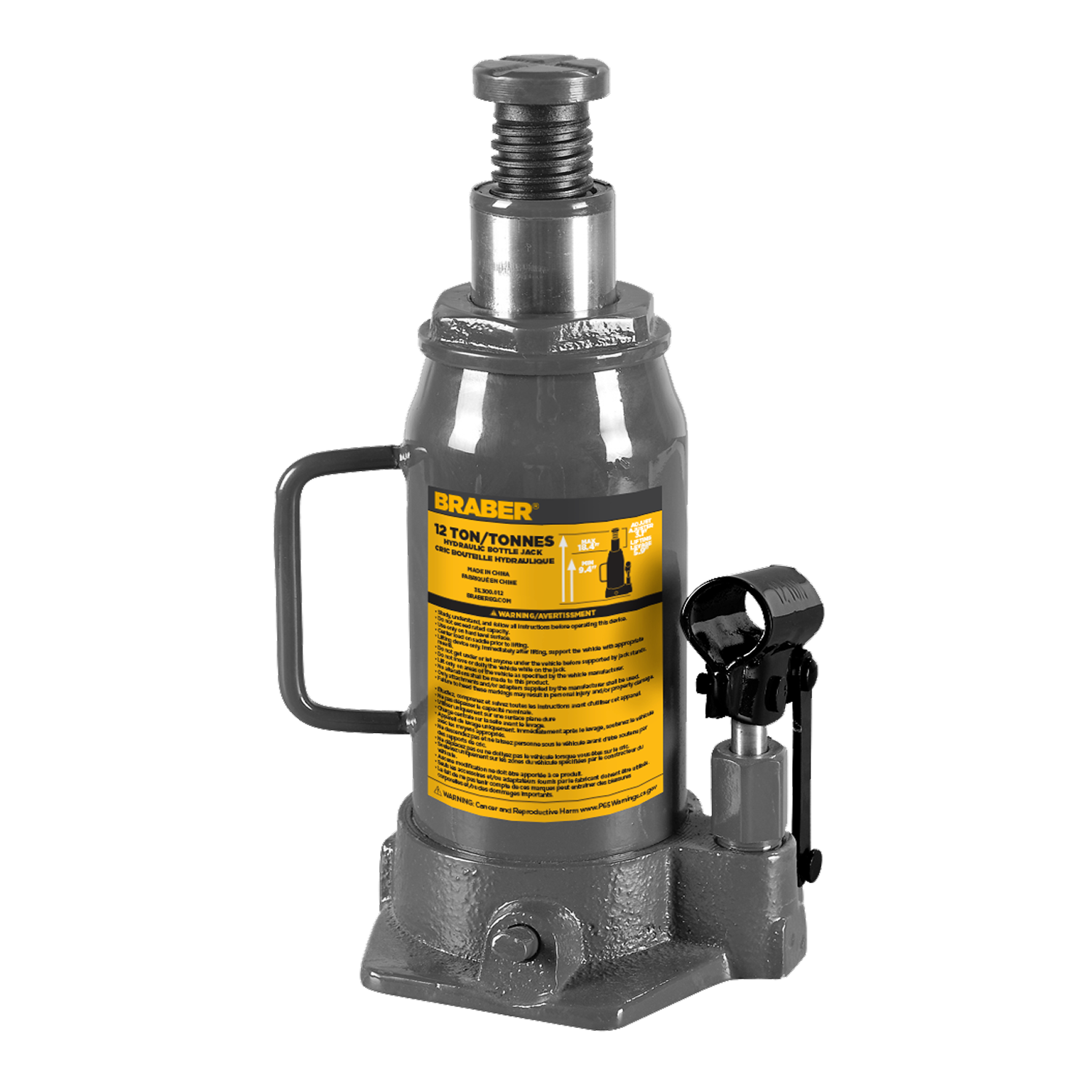 12 Ton Hydraulic Bottle Jack-1