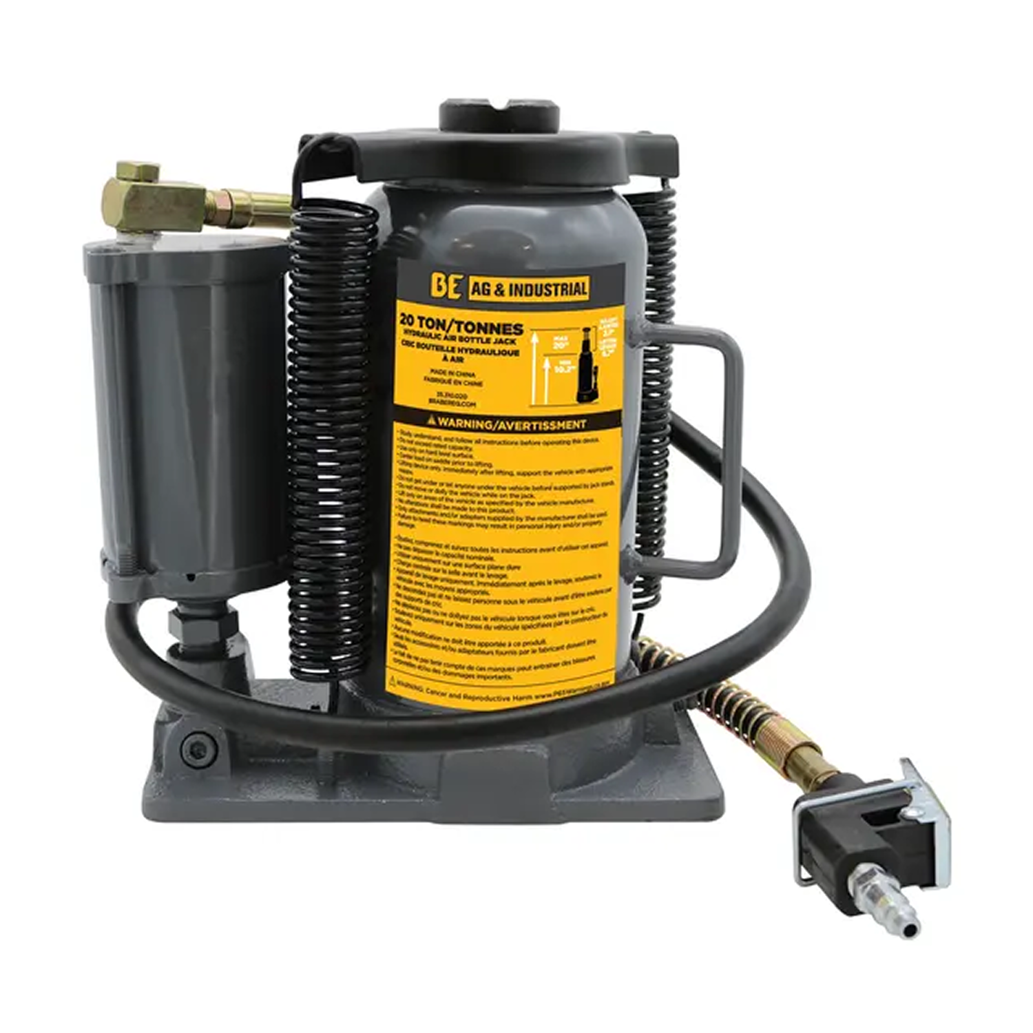 20 Ton Hydraulic / Air Bottle Jack-1