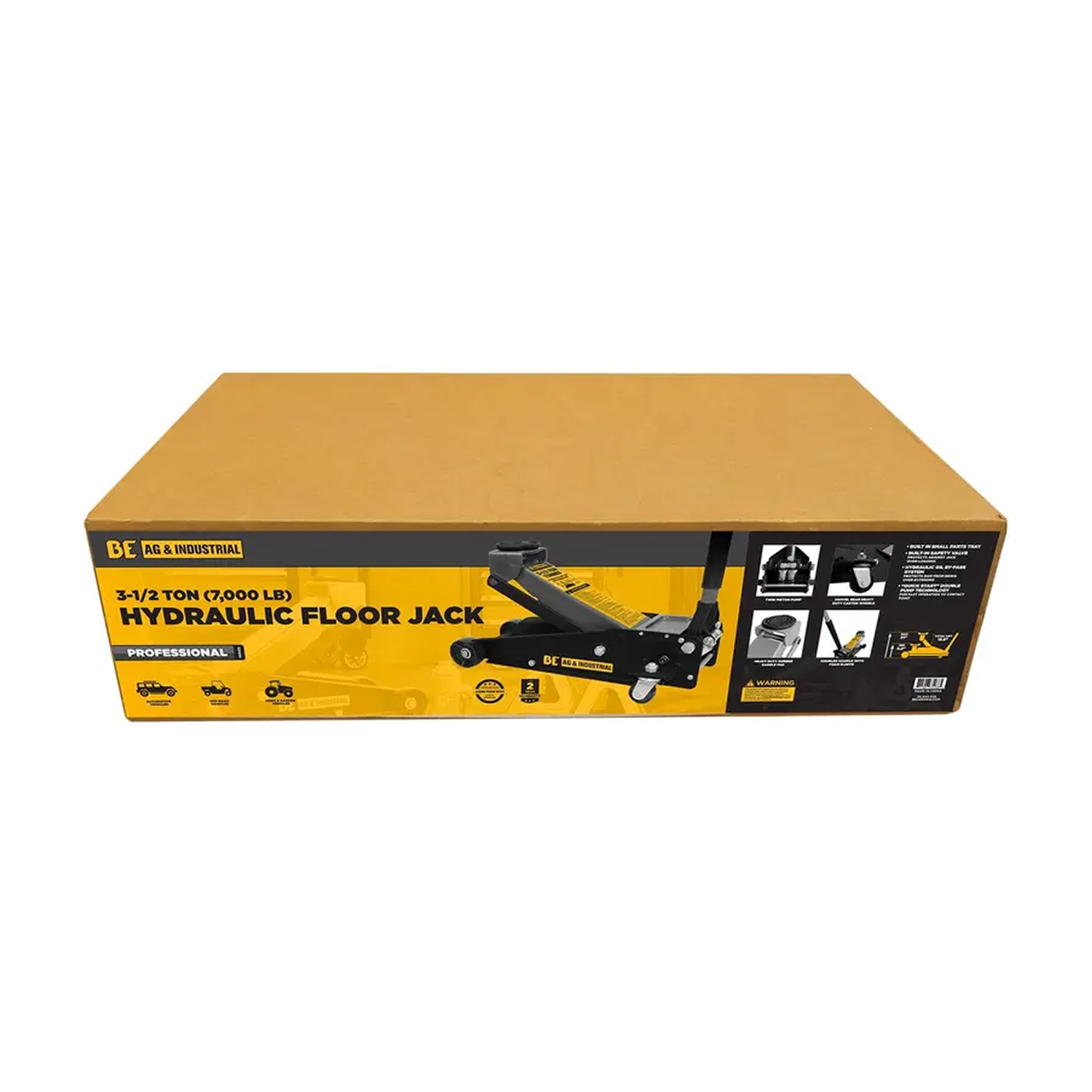3-1/2 Ton Hydraulic Floor Jack-zoom-4