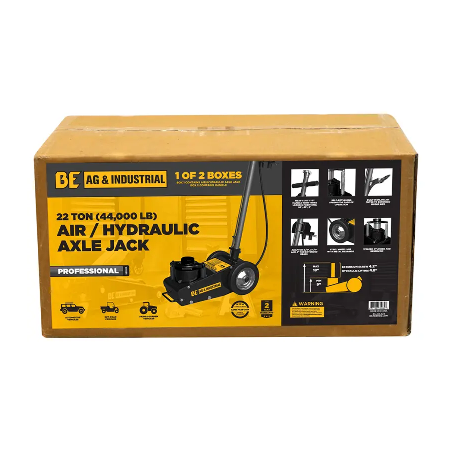 22 Ton Hydraulic / Air Operated Axle Jack-13