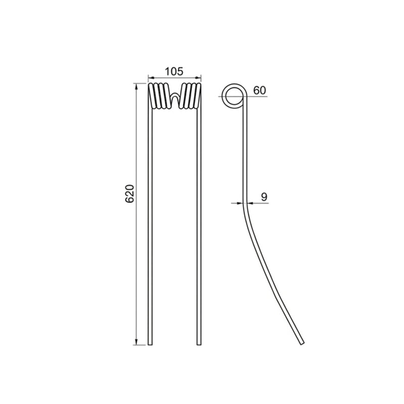 Rake Tine, Da Ros-zoom-