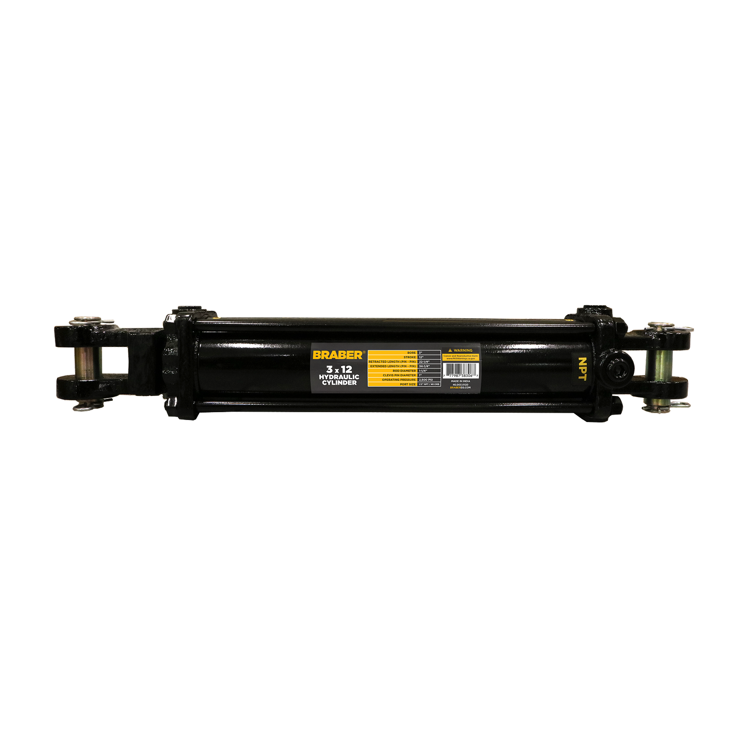 3" x 12" Hydraulic Cylinder-zoom-1