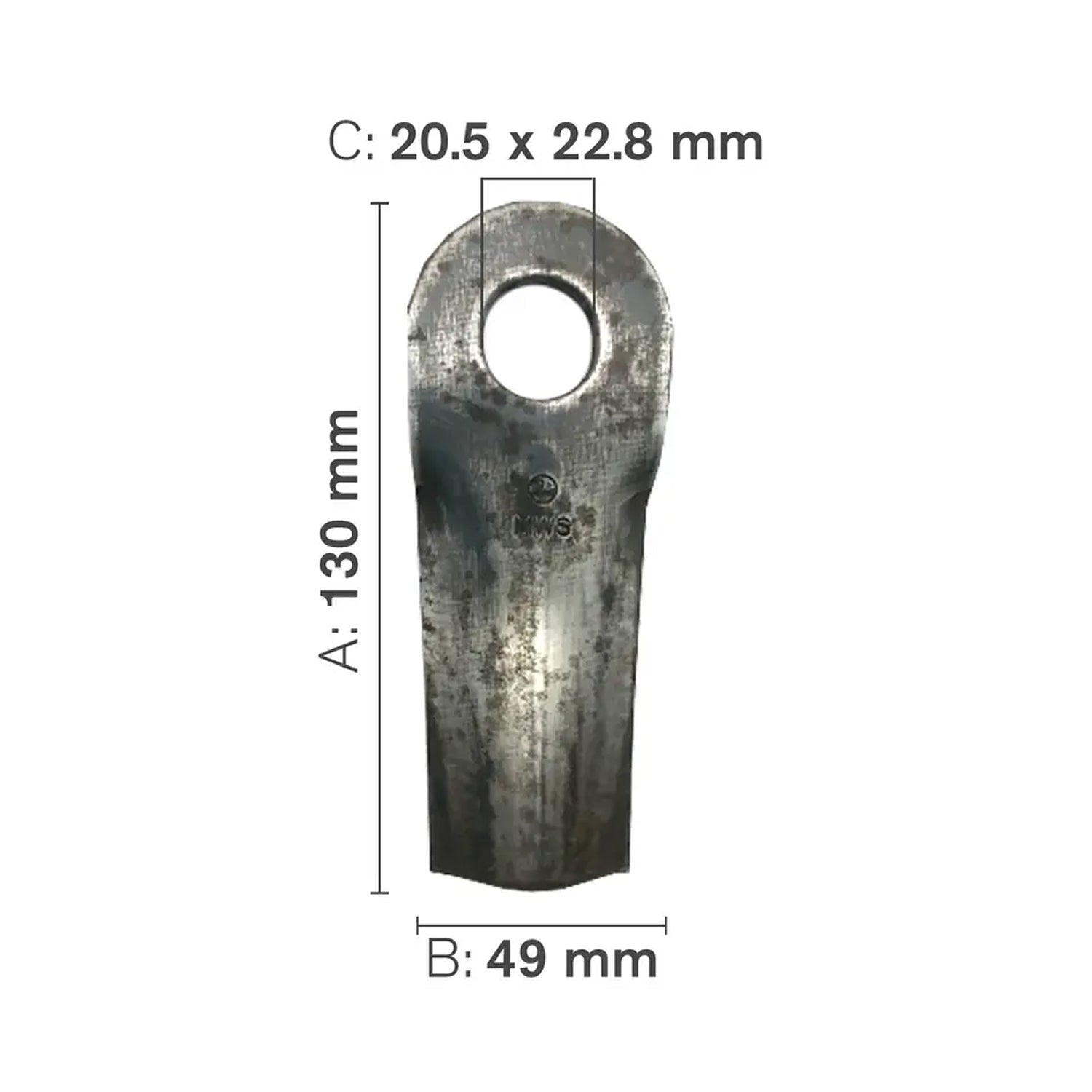 Short Spoon Mower Blade-1