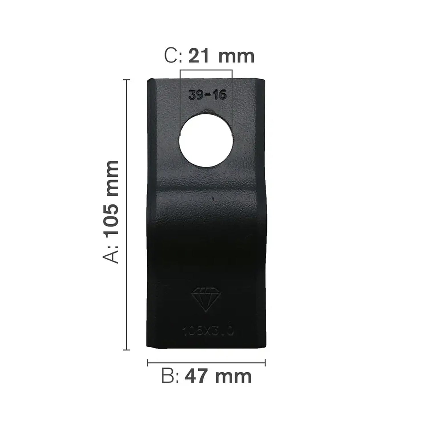 Reversible Hay Mower Blade-1