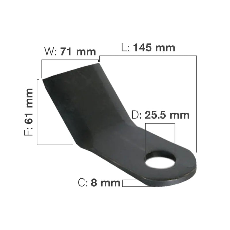 Flail Mower Grass Blade-zoom-