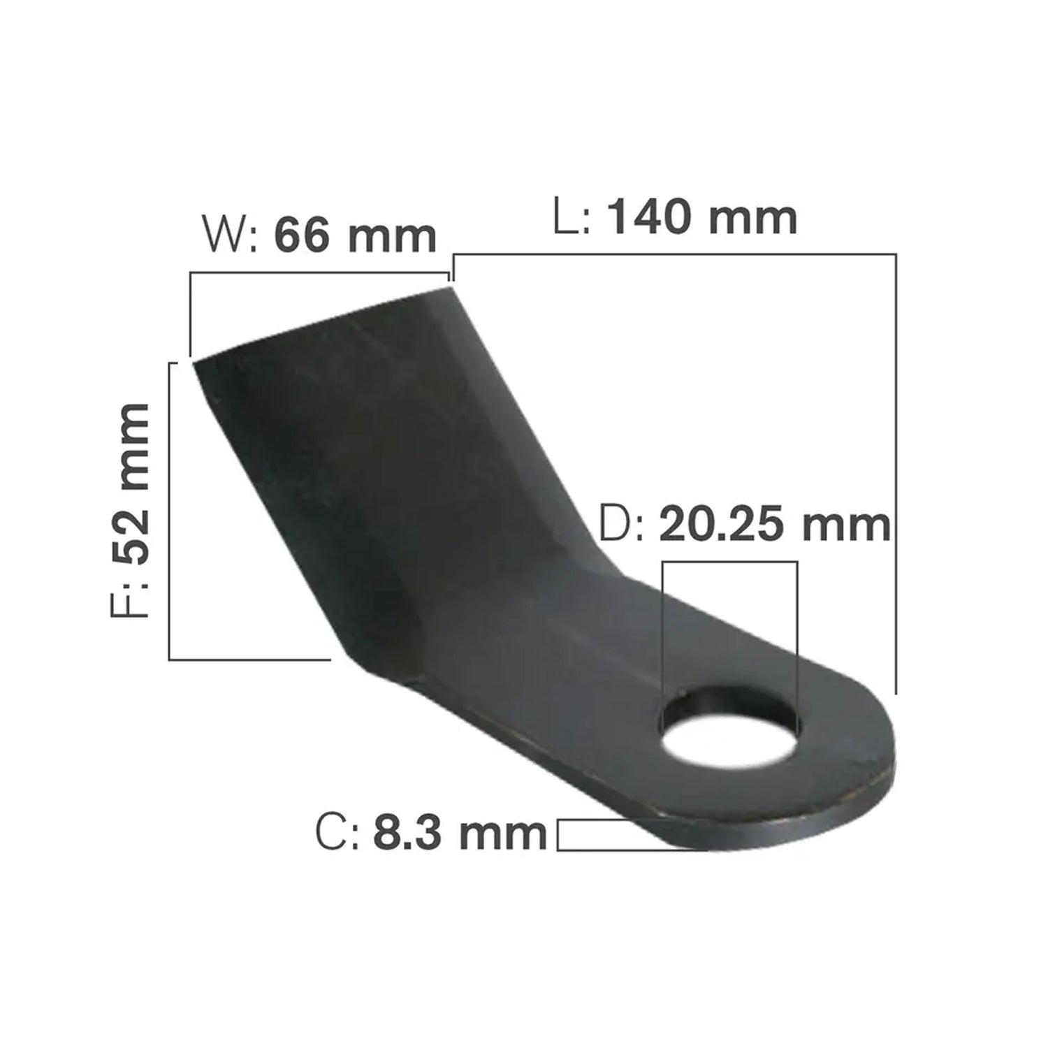 Flail Mower Blade, Rears