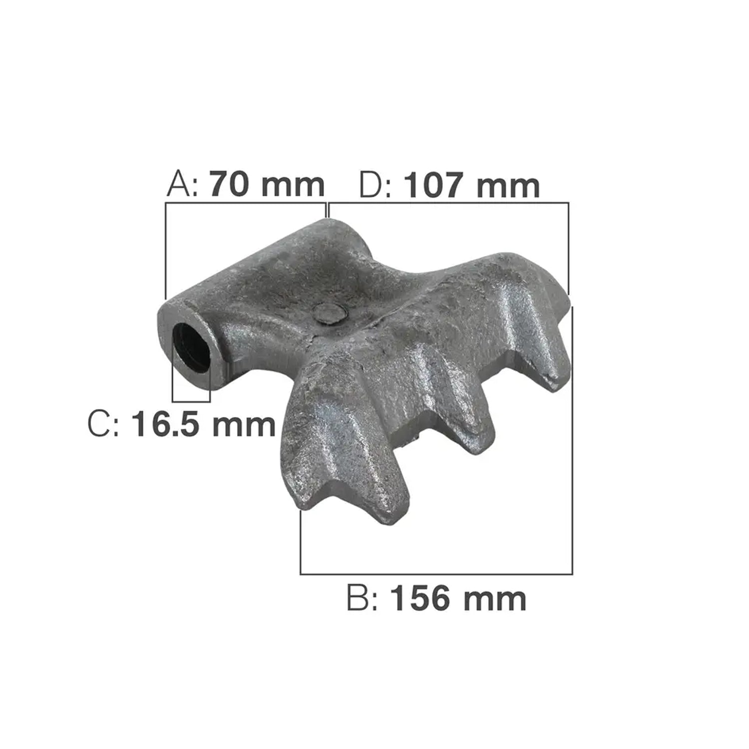 Forged Flail Mower Hammer, Votex