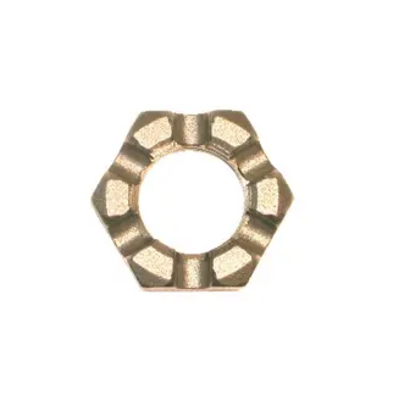 Diamond Mower Castellated Nut, 1"-zoom-