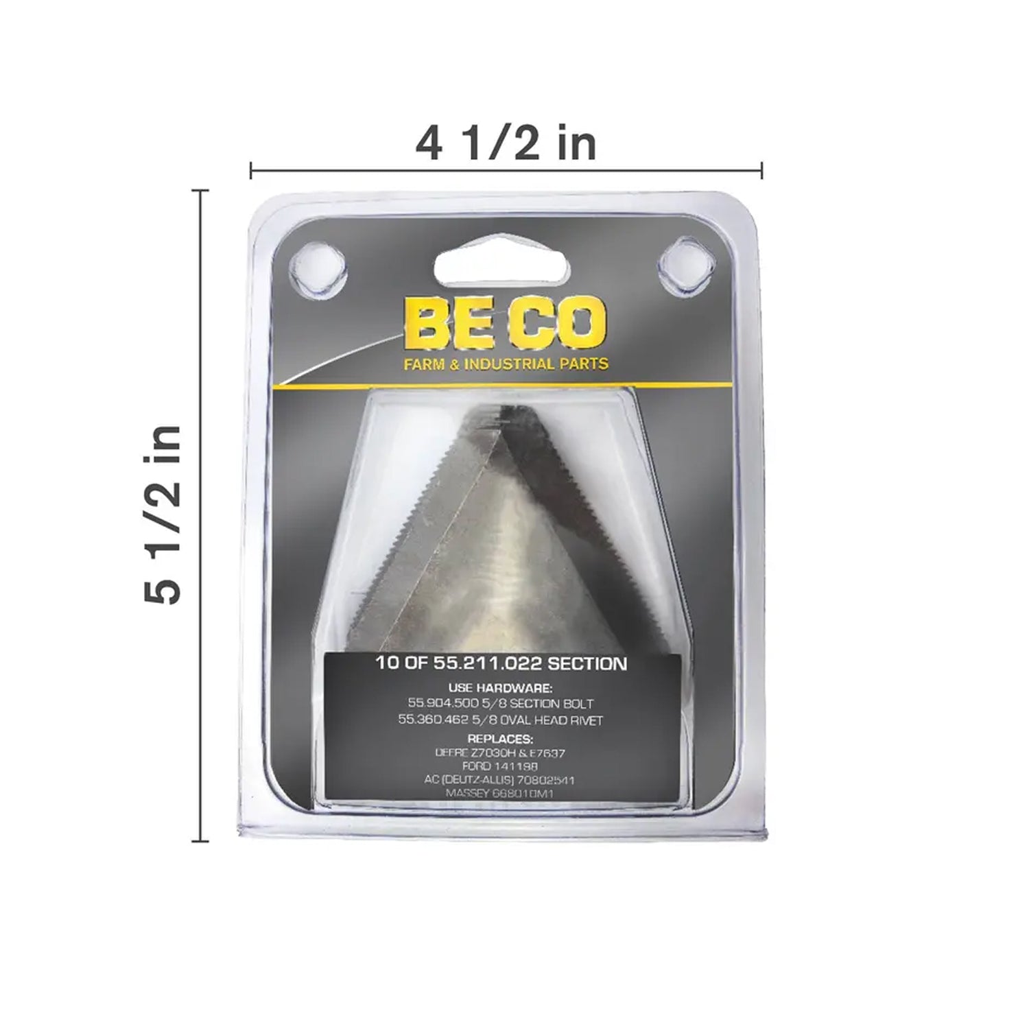 Extra Heavy Under Serrated Black Sickle Section Knife Kit-zoom-2