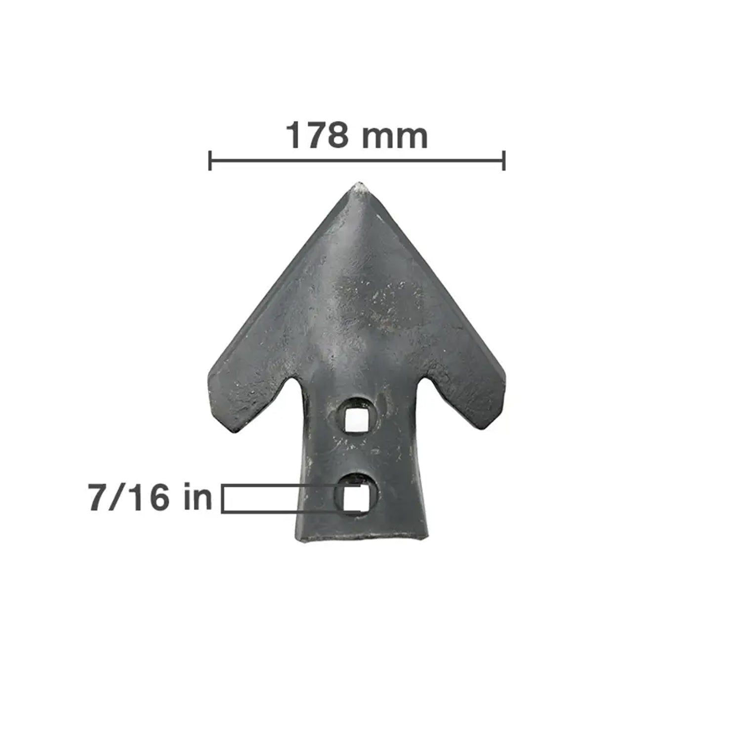 7" 2-Hole C-Shank Sweep, Case IH